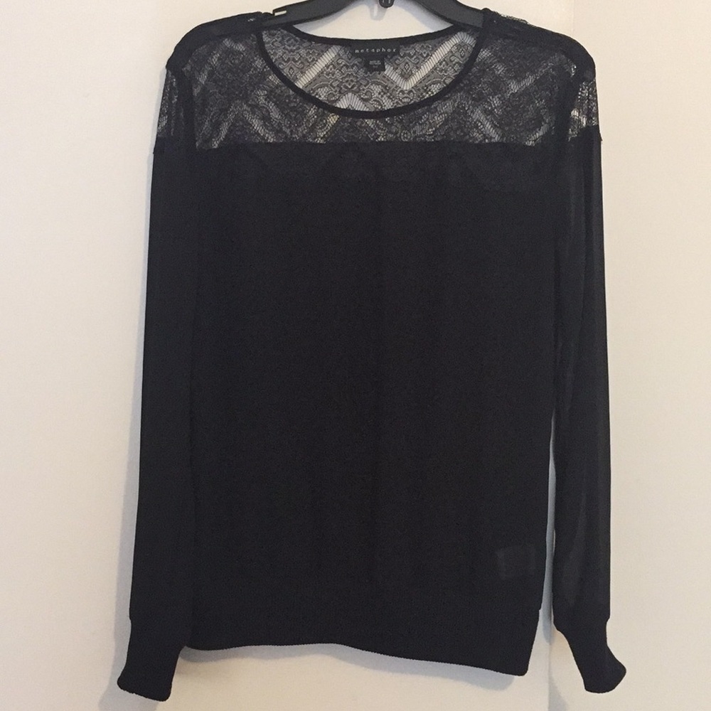 Metaphor Sheer Lace Top